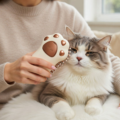 Pet Steam Grooming Brush for Gentle Coat Care